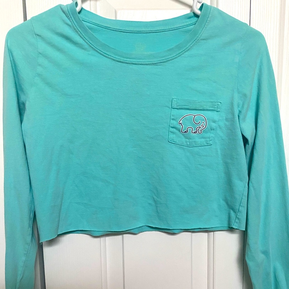 Ivory Ella cropped long sleeve, size small.